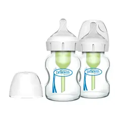 DR BROWN'S - Pack 2 Mamaderas De Vidrio Boca Ancha Dr. Brown's 150ml