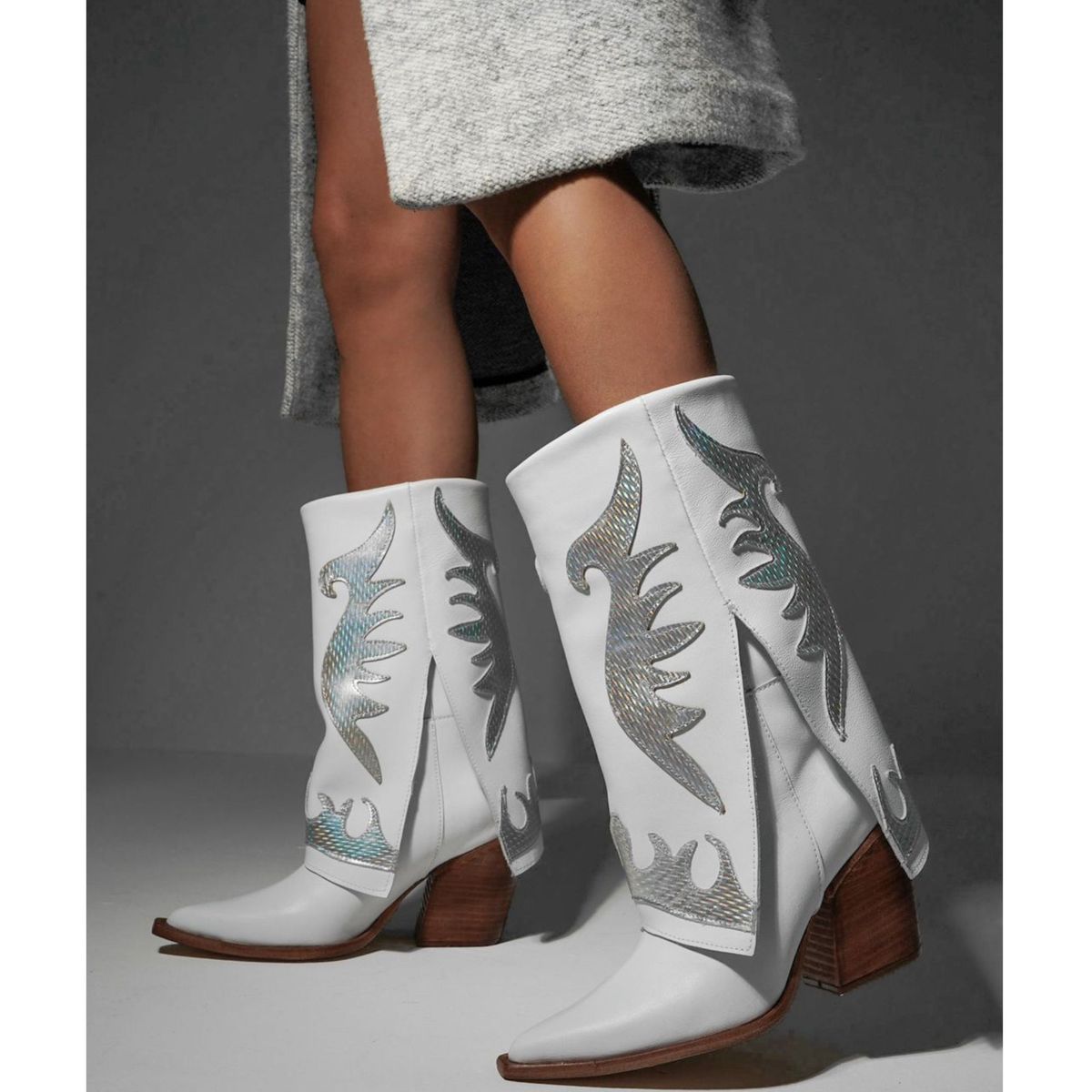 ANNY OUTFITS - Bota  Danly Blanco & Silver.