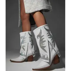 ANNY OUTFITS - Bota Danly Blanco & Silver.