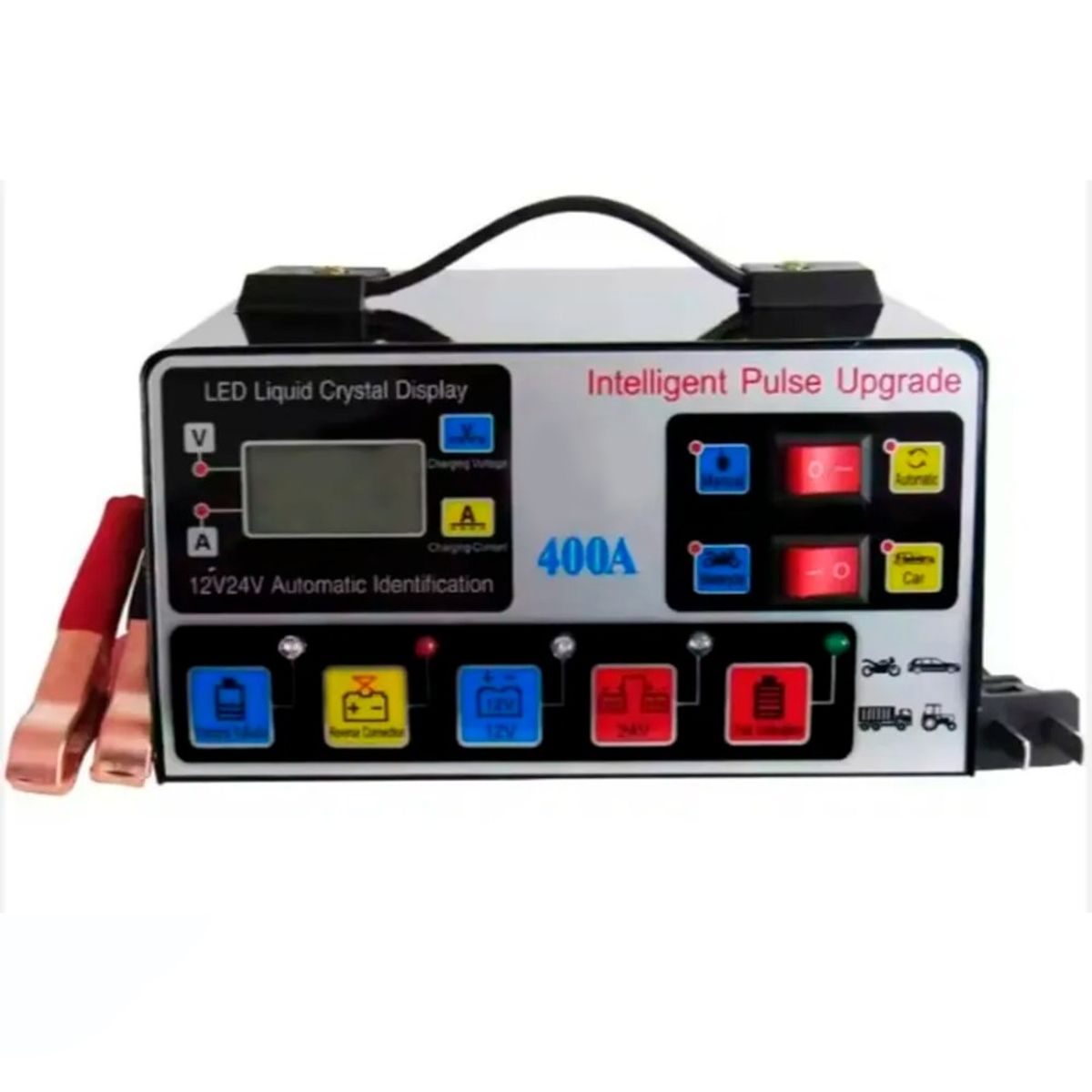 GENERICO - Cargador De Batería De Coche Automático Inteligente 400Amp