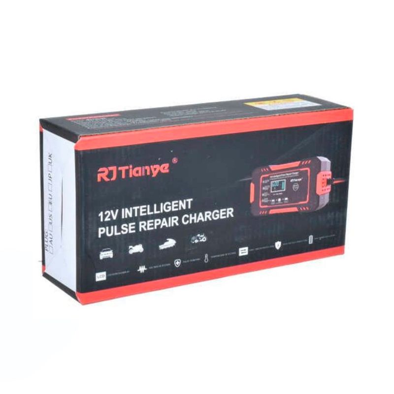 GENERICO - Cargador De Baterías Inteligente Para Automóvil 12V 6A