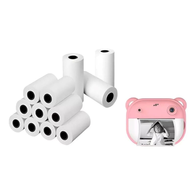 MUNDO MAGIA - X6 Rollo De Papel Impresión Camara Instantanea Para Niños