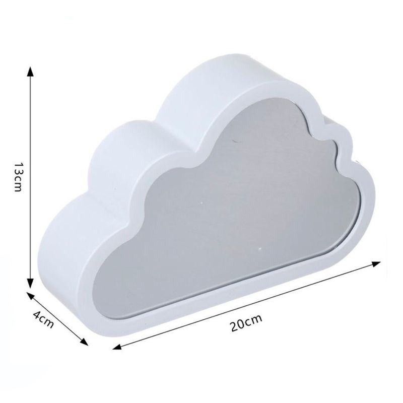 GENERICO - Lámpara Nocturna Forma de Nube 4x20x13cm Hogar