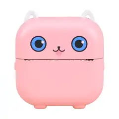 GENERICO - Mini Impresora Térmica Portátil Bluetooth Diseño De Gatito