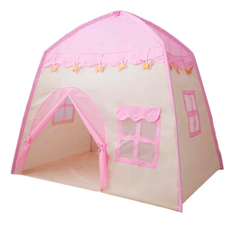 GENERICO - Tienda De Juegos Carpa Plegable Para Niños Castillo Rosa