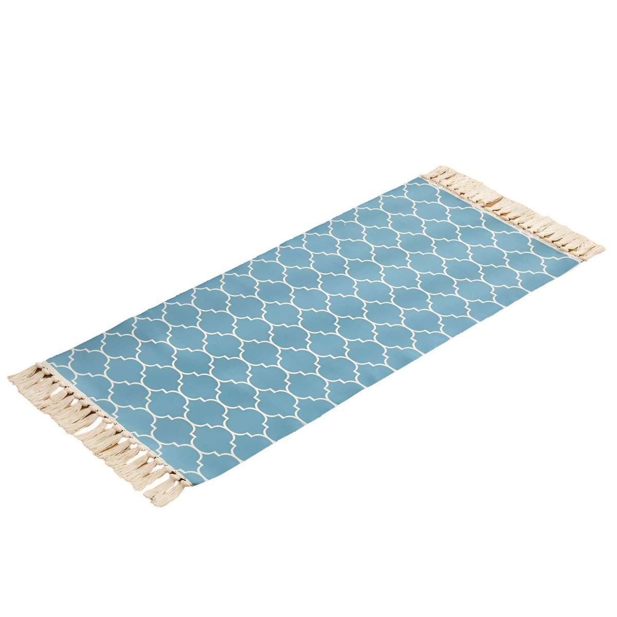 GENERICO - Set de 3 Alfombras de Lino 60x90 cm para Bajada de Cama  V3