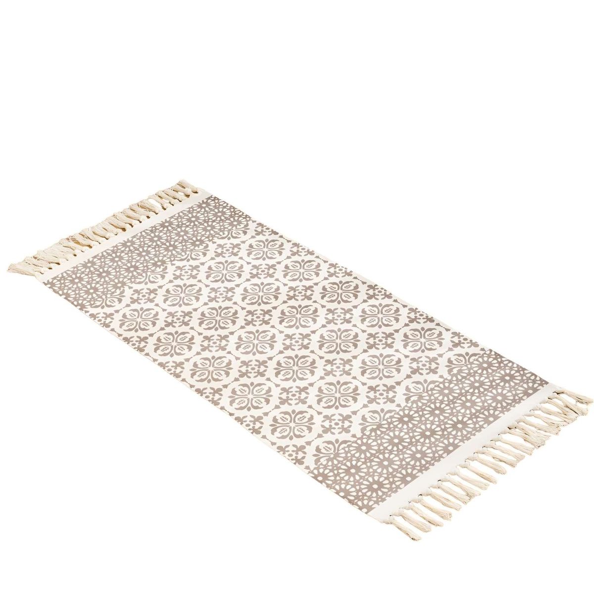 GENERICO - Set de 3 Alfombras de Lino 60x90 cm para Bajada de Cama  V16