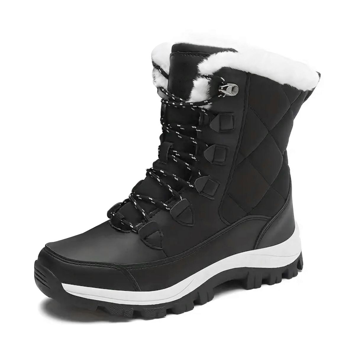AGW - Botín Nieve y Lluvia Impermeables Botas Forradas En Chiporro