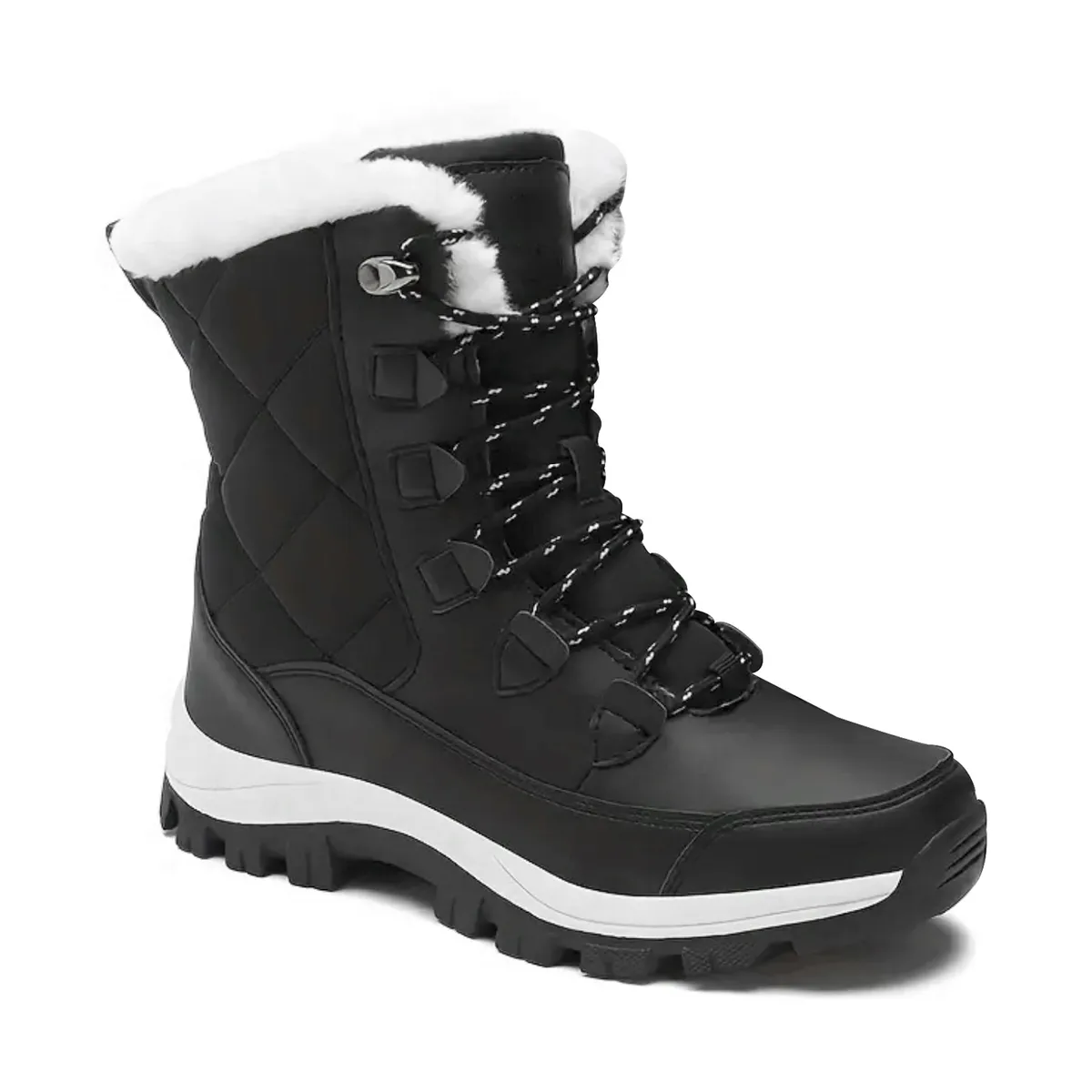 AGW - Botín Nieve y Lluvia Impermeables Botas Forradas En Chiporro