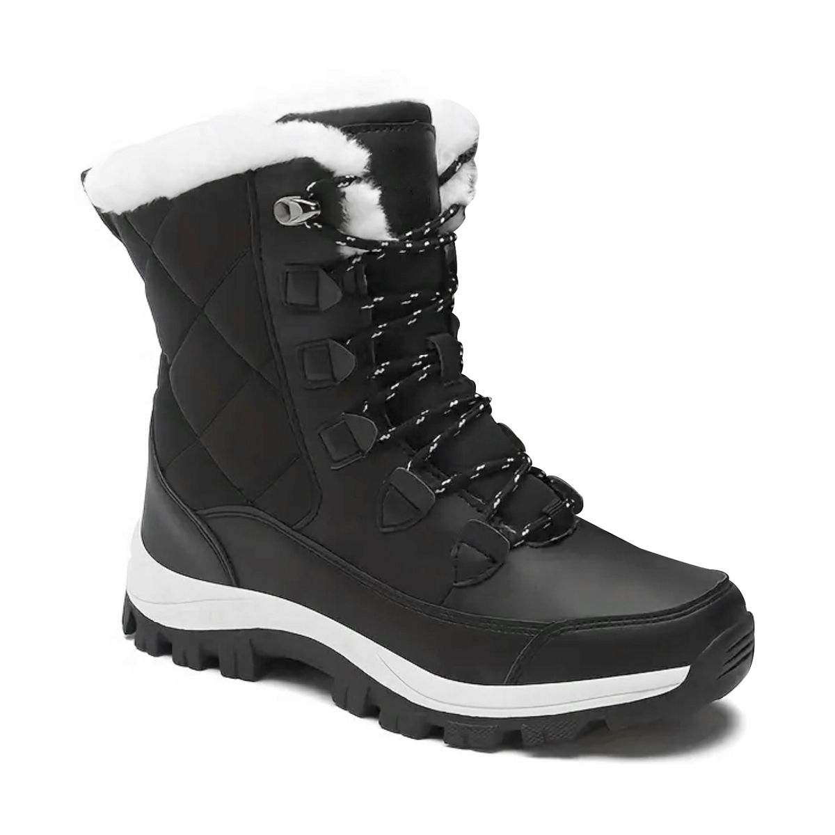 AGW - Botín Nieve y Lluvia Impermeables Botas Forradas En Chiporro