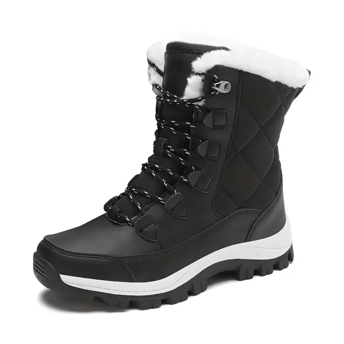 AGW - Botín Nieve y Lluvia Impermeables Botas Forradas En Chiporro