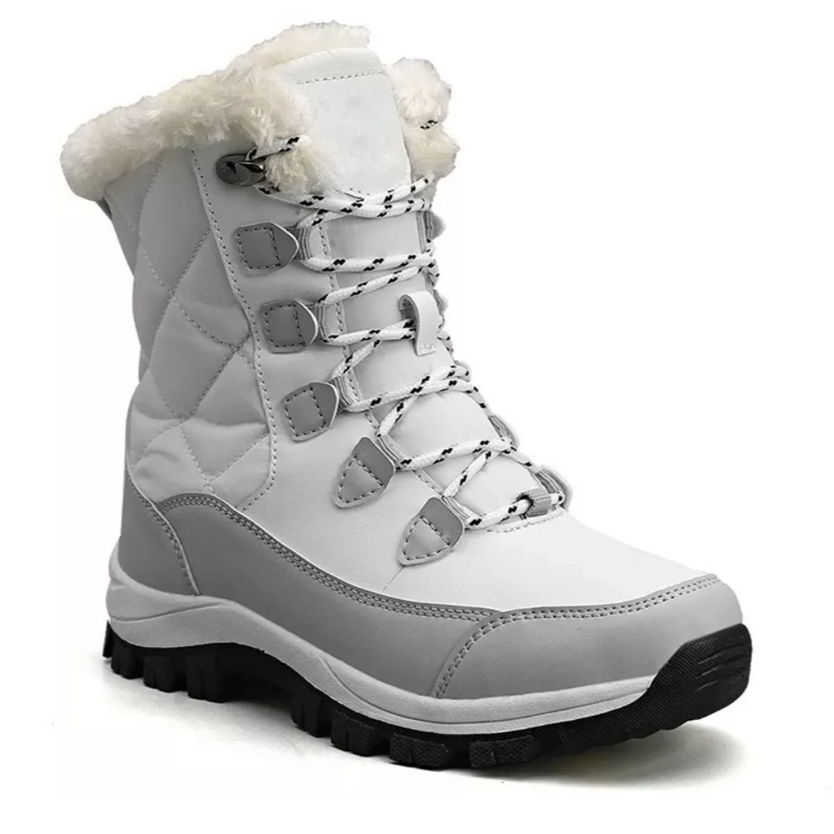 AGW - Botín Nieve y Lluvia Impermeables Botas Forradas En Chiporro