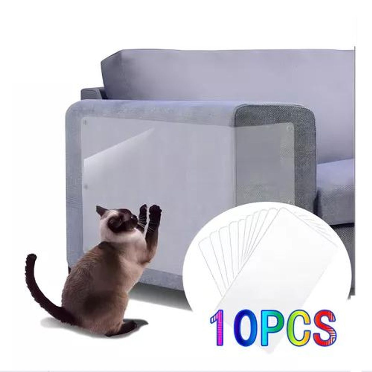 GENERICO - Pegatina protectora antiarañazos ym sofá protector gato