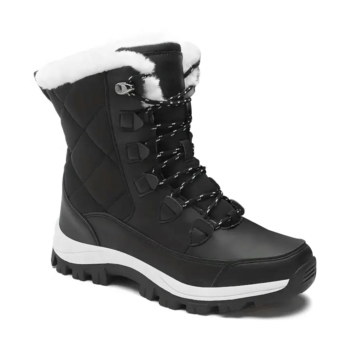 AGW - Botín Nieve y Lluvia Impermeables Botas Forradas En Chiporro