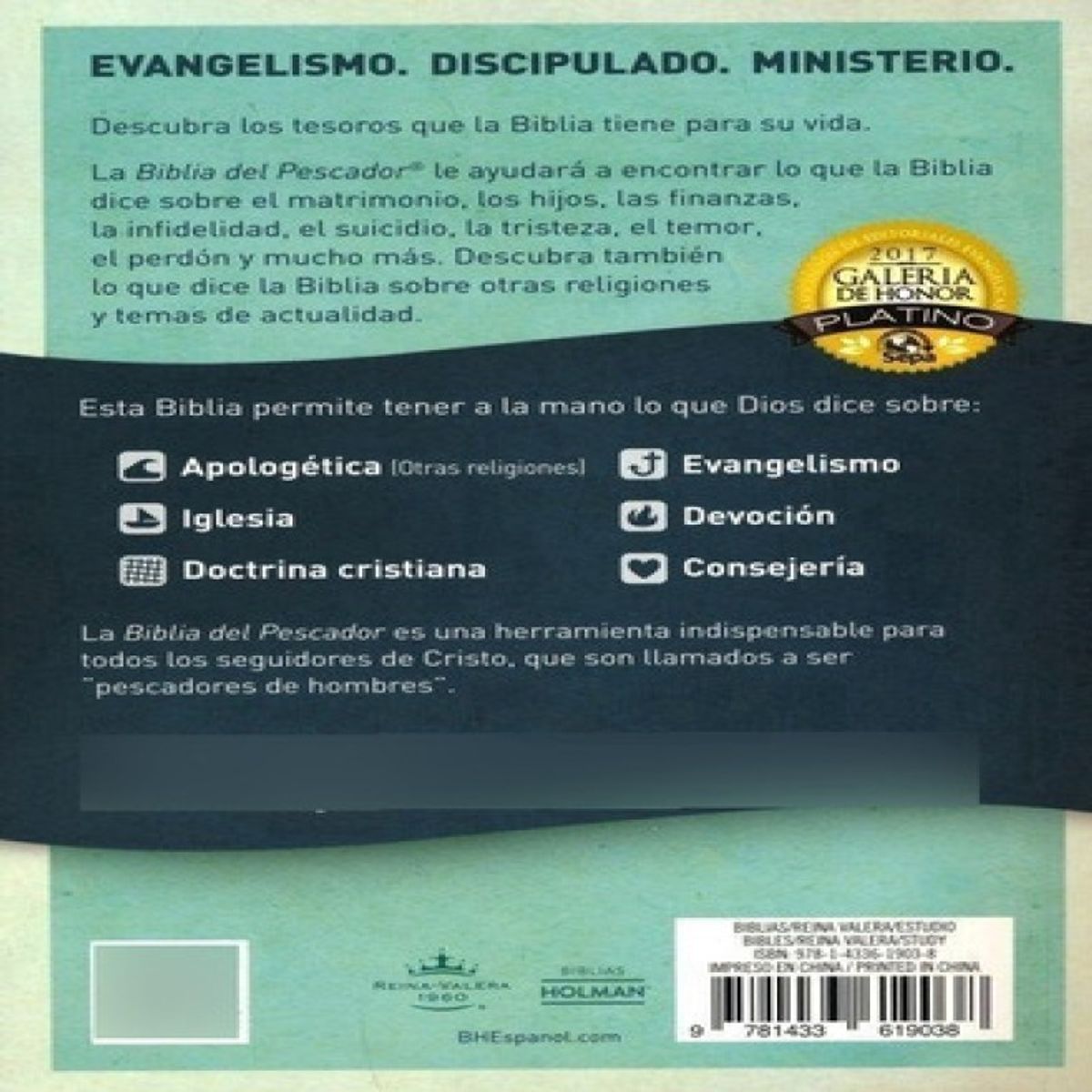 GENERICO - Biblia  Del Pescador Edición Ministerio