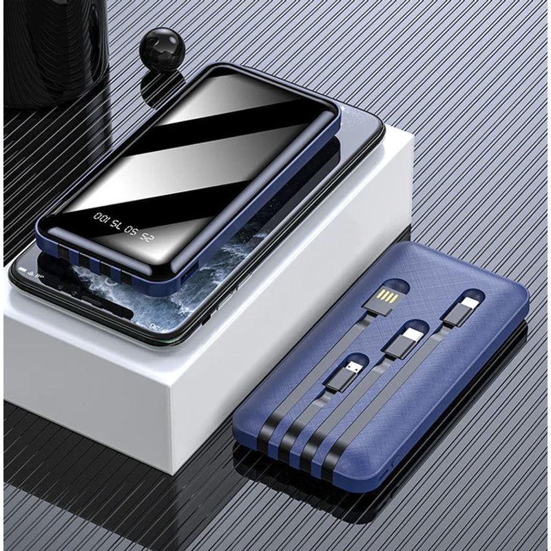 GENERICO - Cargador portatil power bank 10000 mah color Negro