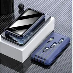 GENERICO - Cargador portatil power bank 10000 mah color Negro