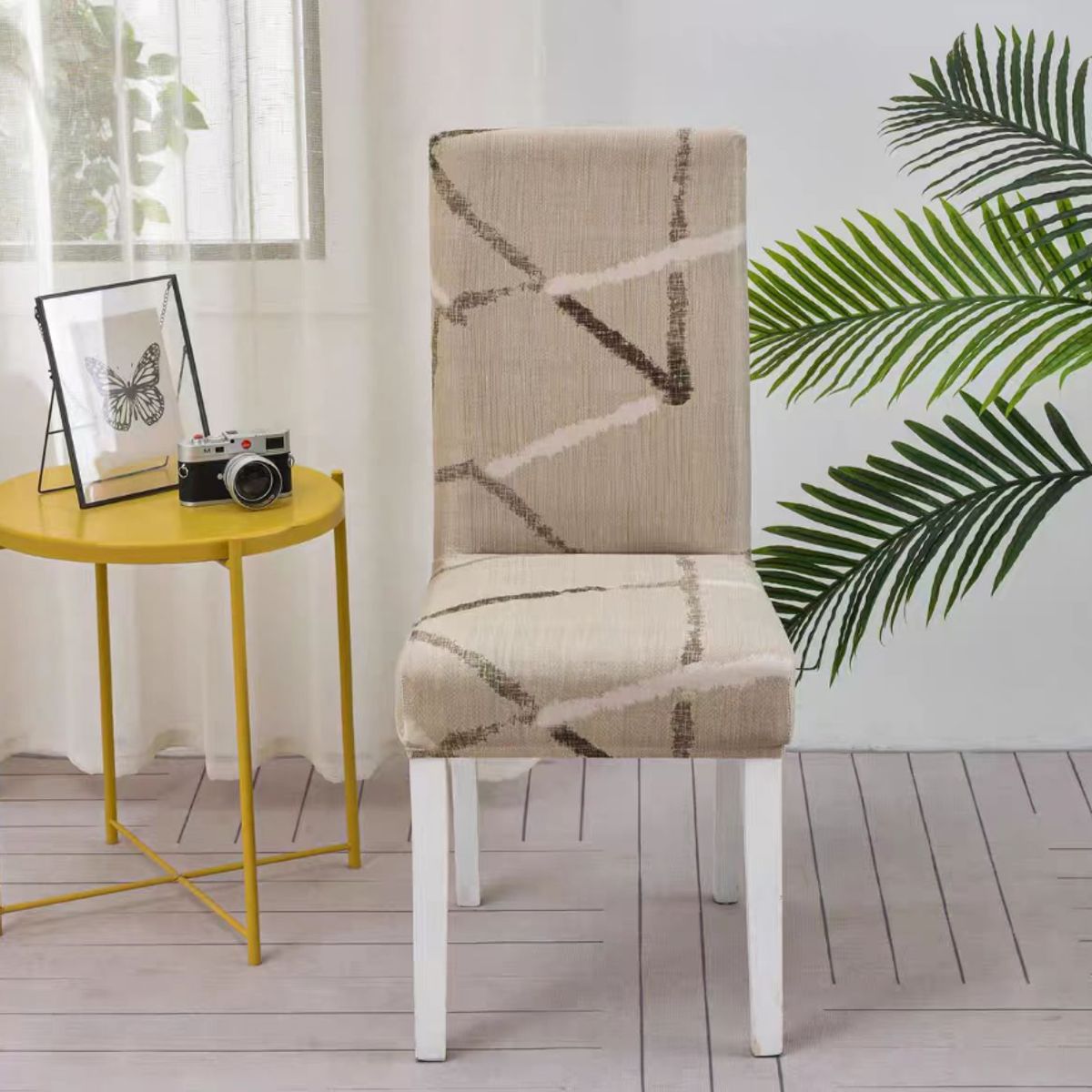 GENERICO - Pack 6 Funda Para Sillas Elasticada Decorativas Comedor