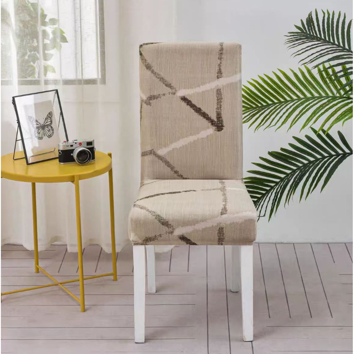 GENERICO - Pack 6 Funda Para Sillas Elasticada Decorativas Comedor