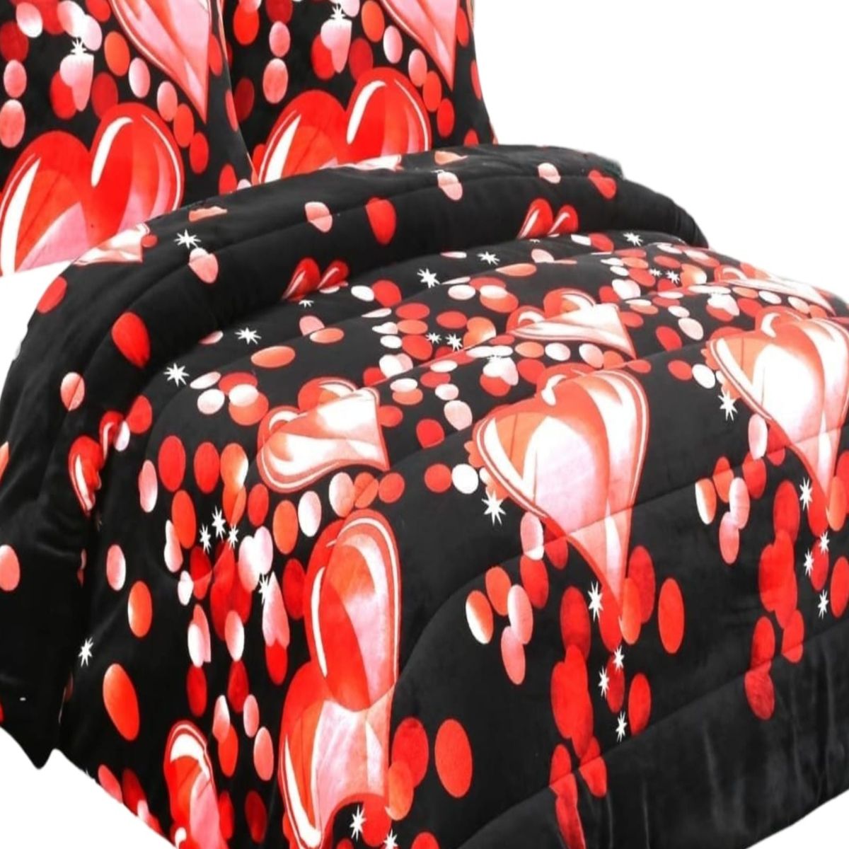 GENERICO - CUBRECAMA PLUSH CON CHIPORRO INVIERNO 2 PLAZAS CC8