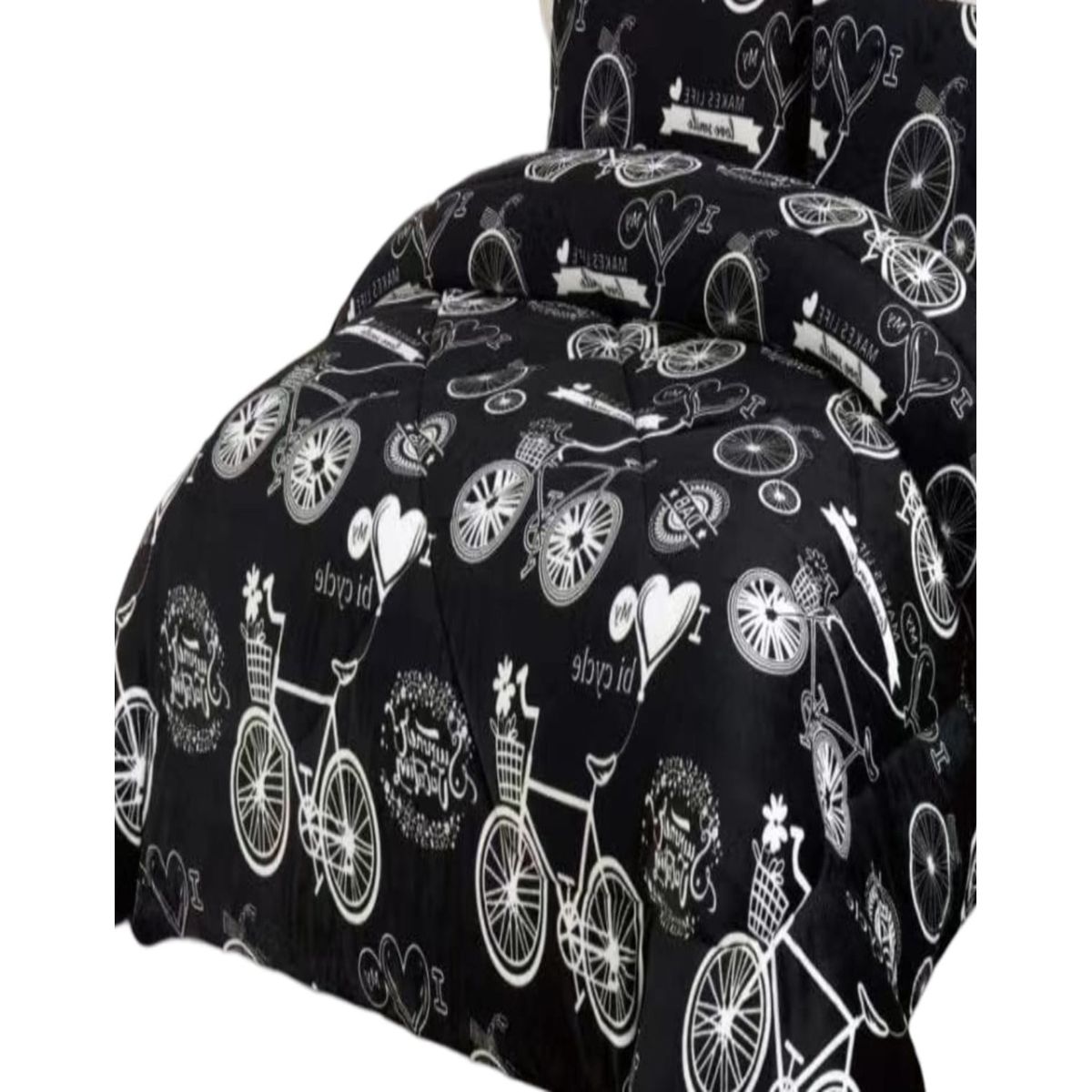 GENERICO - CUBRECAMA PLUSH CON CHIPORRO INVIERNO 2 PLAZAS CC12