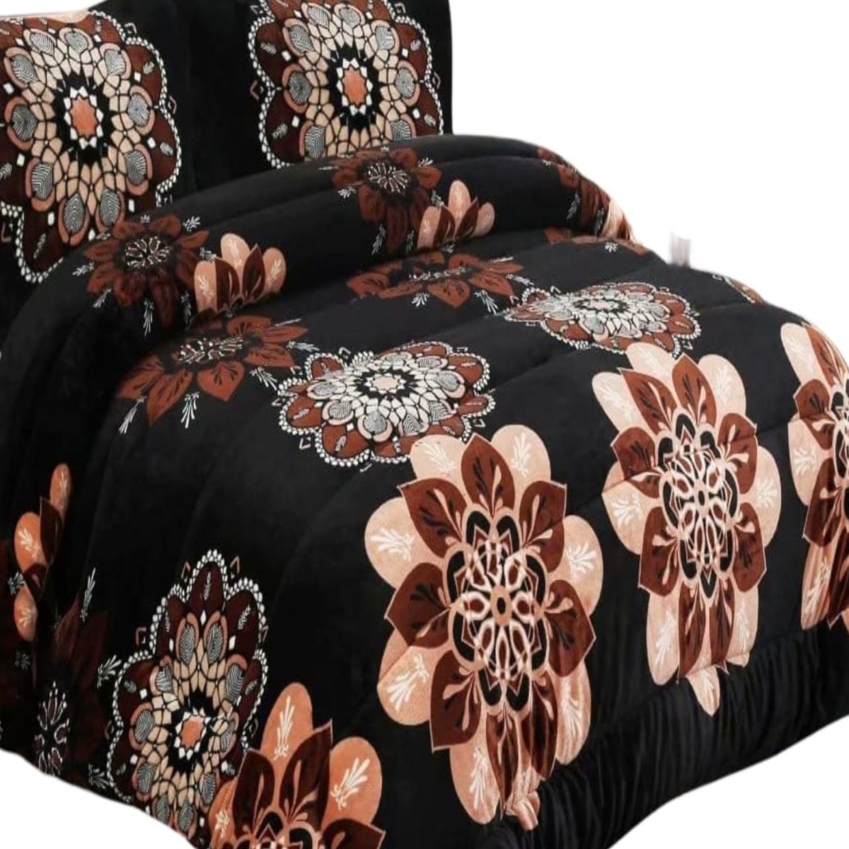 GENERICO - CUBRECAMA PLUSH CON CHIPORRO INVIERNO 2 PLAZAS CC21