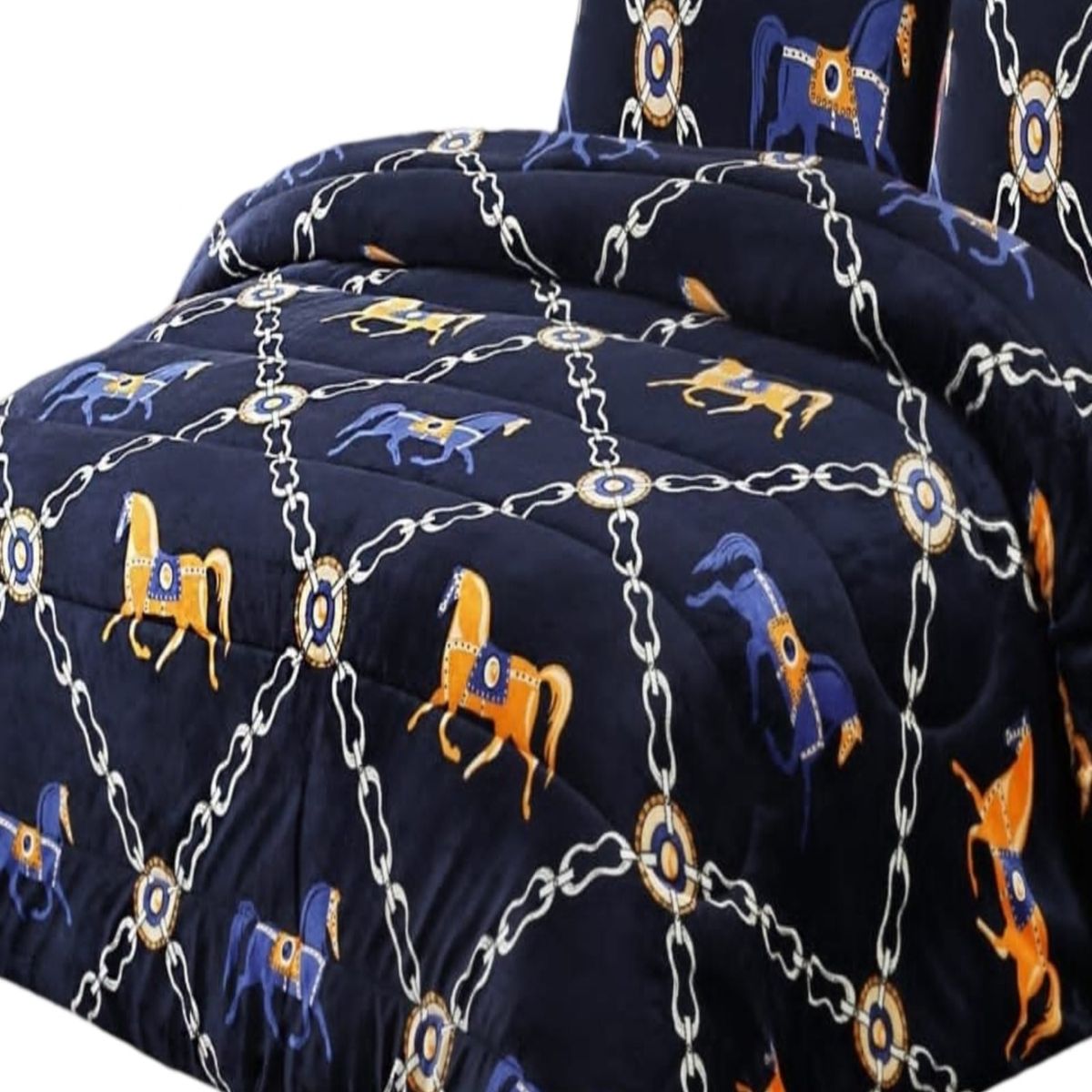 GENERICO - CUBRECAMA PLUSH CON CHIPORRO INVIERNO 2 PLAZAS CC29