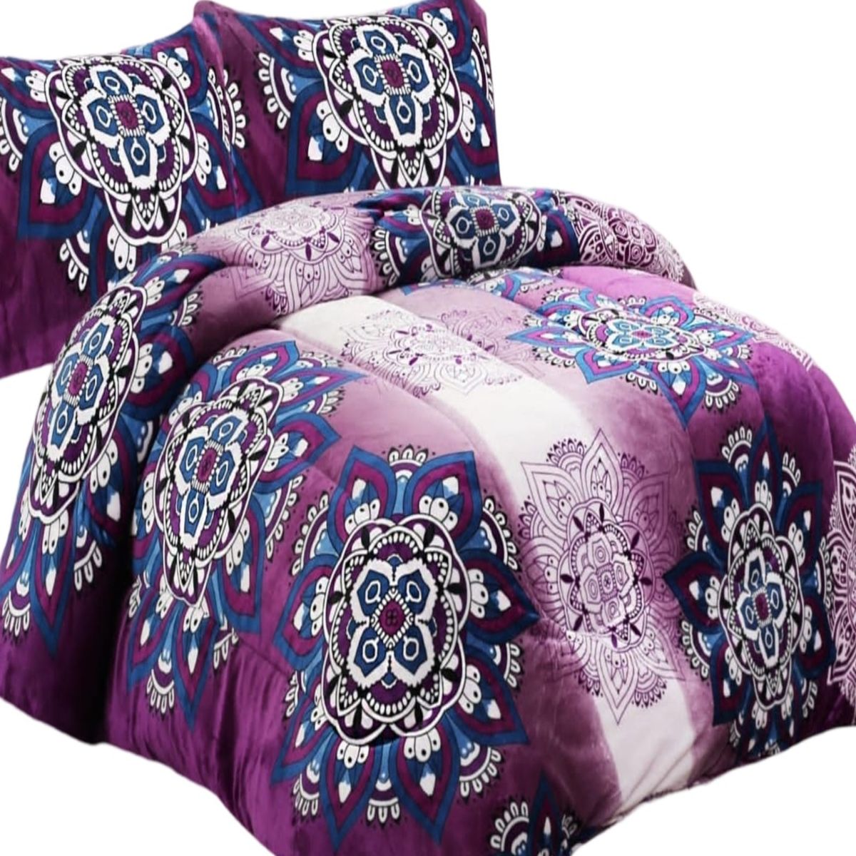 GENERICO - CUBRECAMA PLUSH CON CHIPORRO INVIERNO 2 PLAZAS CC31