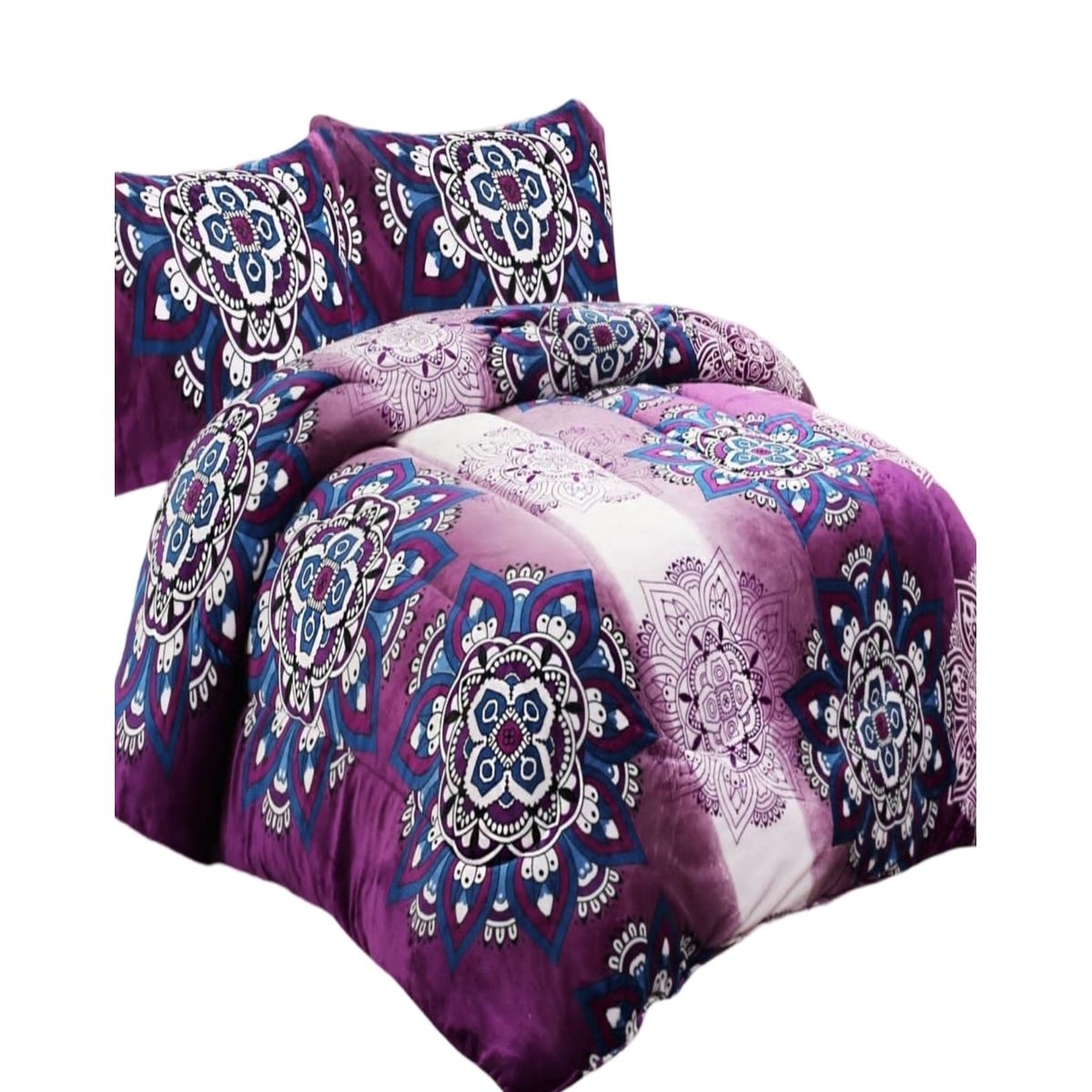 GENERICO - CUBRECAMA PLUSH CON CHIPORRO INVIERNO 2 PLAZAS CC31