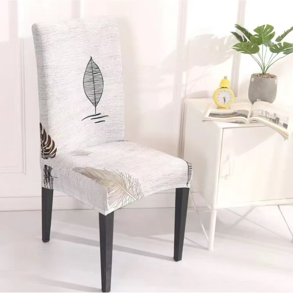 GENERICO - Pack 6 Funda Para Sillas Elasticada Decorativas Comedor