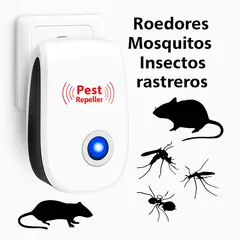 MOVI - Repelente Ultrasónico Contra Roedores Insectos Voladores y Rastreros