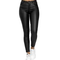 APOSTOL - Jeans Eco Cuero Calce Perfecto Elasticados Tiro Alto