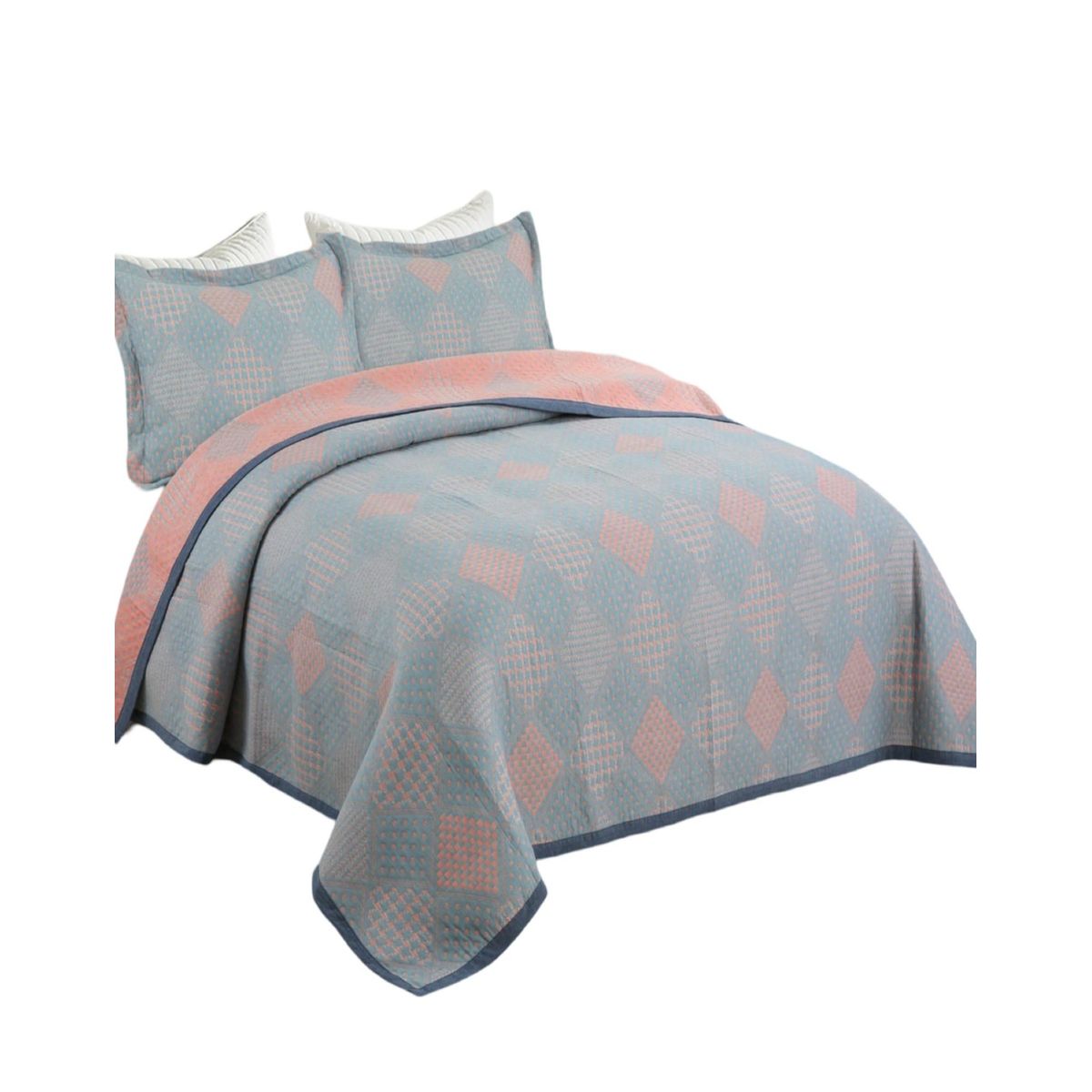 GENERICO - QUILT CUBRECAMA SUPER SUAVE 2 PLAZAS
