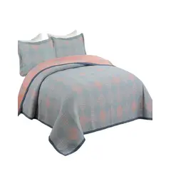 GENERICO - QUILT CUBRECAMA SUPER SUAVE 2 PLAZAS