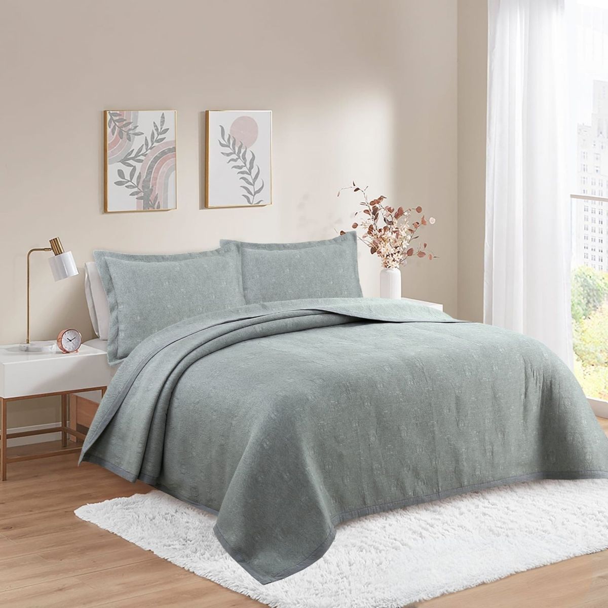 GENERICO - QUILT CUBRECAMA SUPER SUAVE 2 PLAZAS