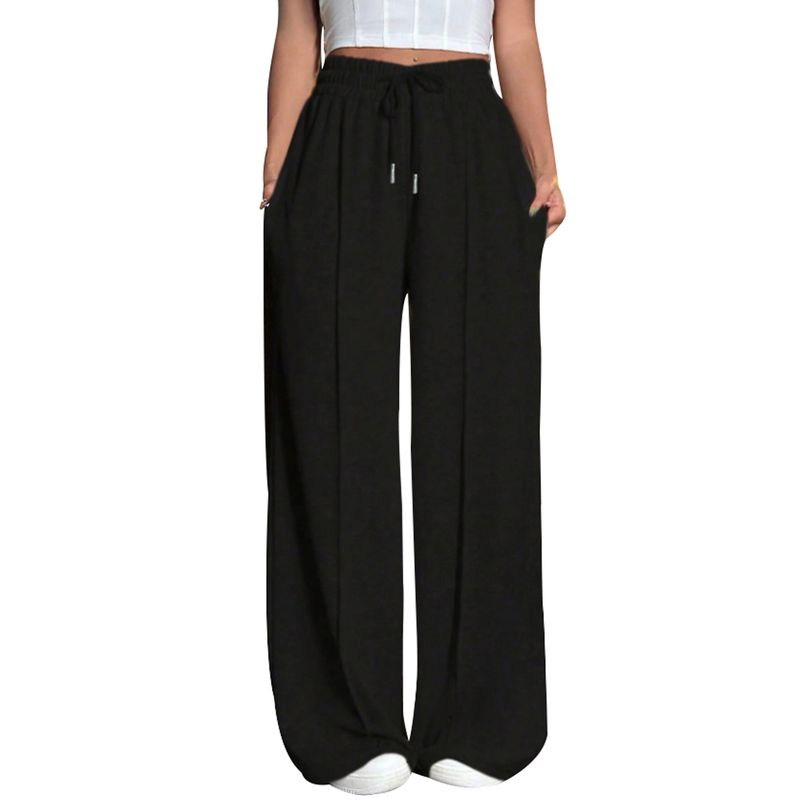 AGW - Pantalón Térmico Buzo Palazzo Forro Polar Elasticado Wide Leg Oversize
