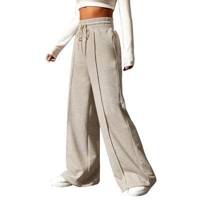 Imagen 2 del producto Pantalón Térmico Buzo Palazzo Forro Polar Elasticado Wide Leg Oversize