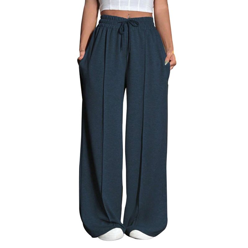 AGW - Pantalón Térmico Buzo Palazzo Forro Polar Elasticado Wide Leg Oversize