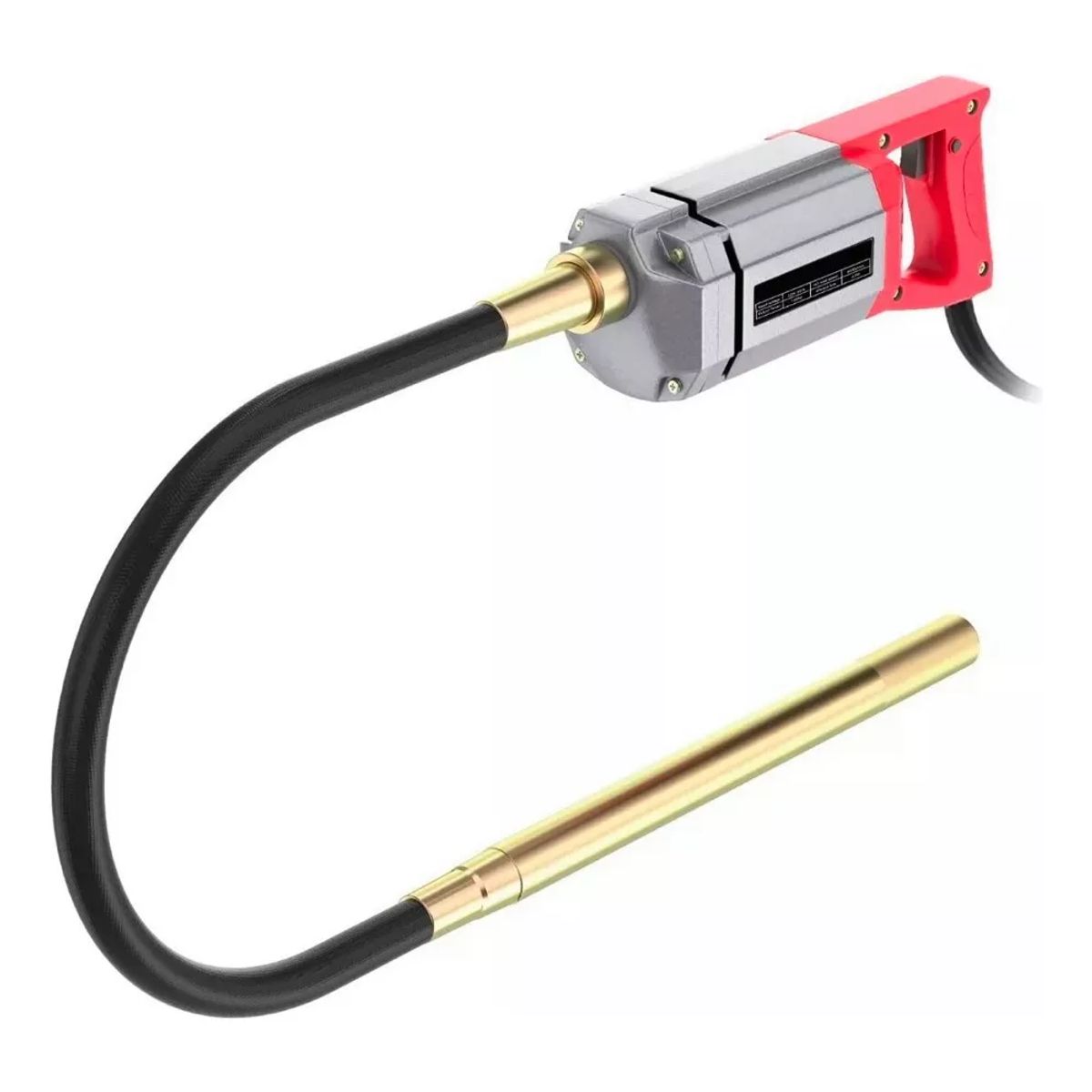 GENERICO - Vibrador Hormigón 1300w Sonda 1 - 5 mtrs Línea Profesional