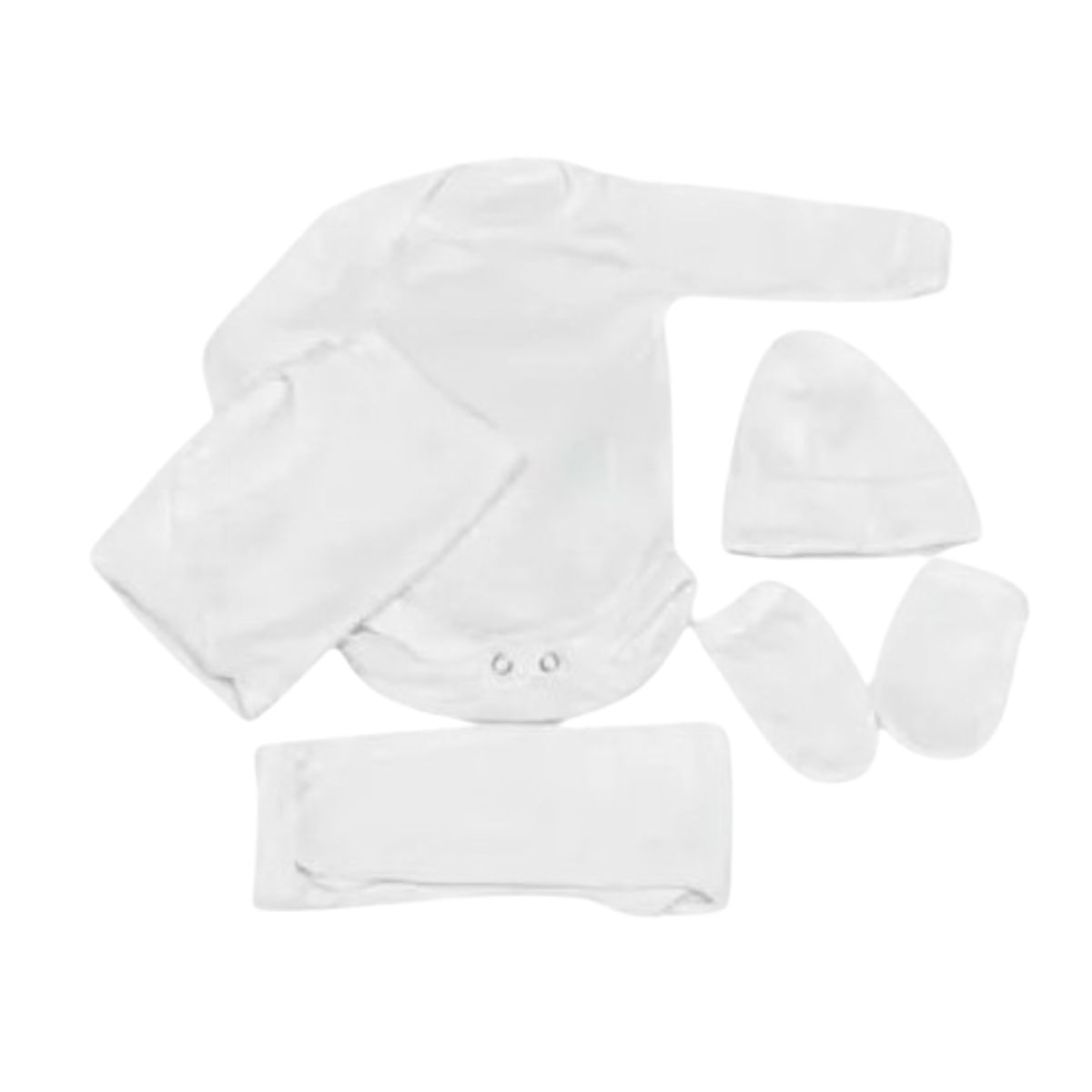 CORONA - ajuar recien nacido Blanco