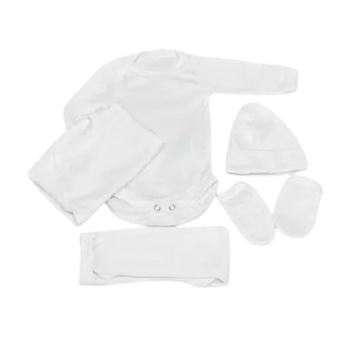 CORONA - ajuar recien nacido Blanco