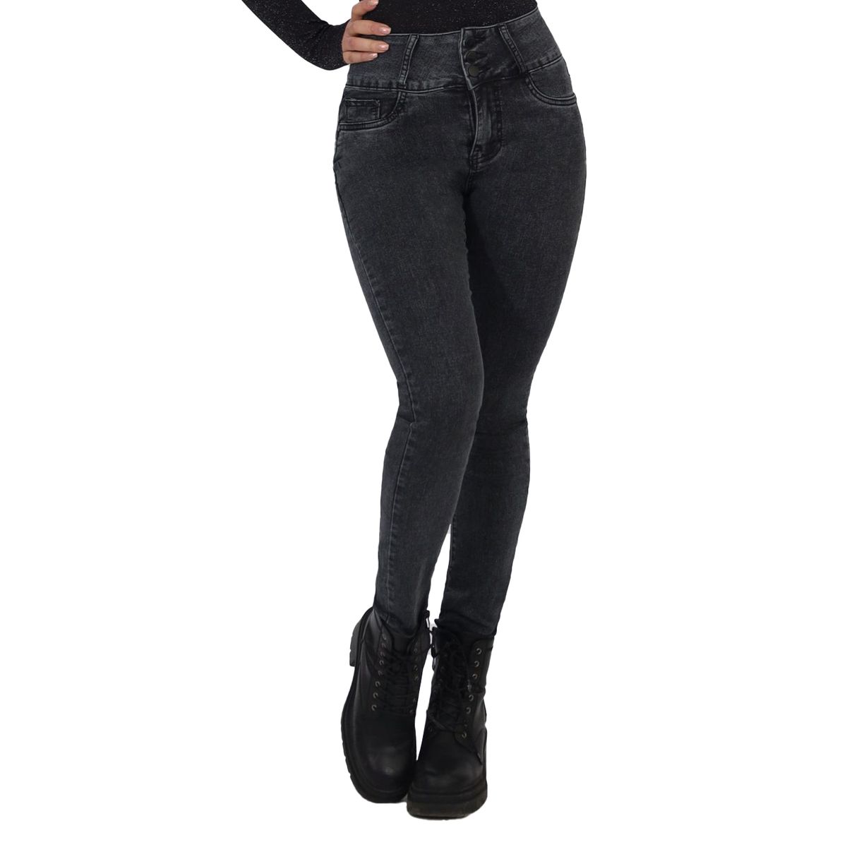 AGW - Jeans Full Push Up Levanta Cola Corte Colombiano - Calce Perfecto