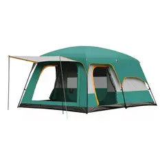 VERCI - Carpa Instant Acampada Amplia Para 8-12 Personas Double Capa