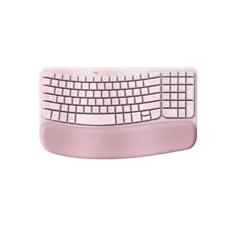 LOGITECH - Teclado Logitech Wave Keys - ROSA