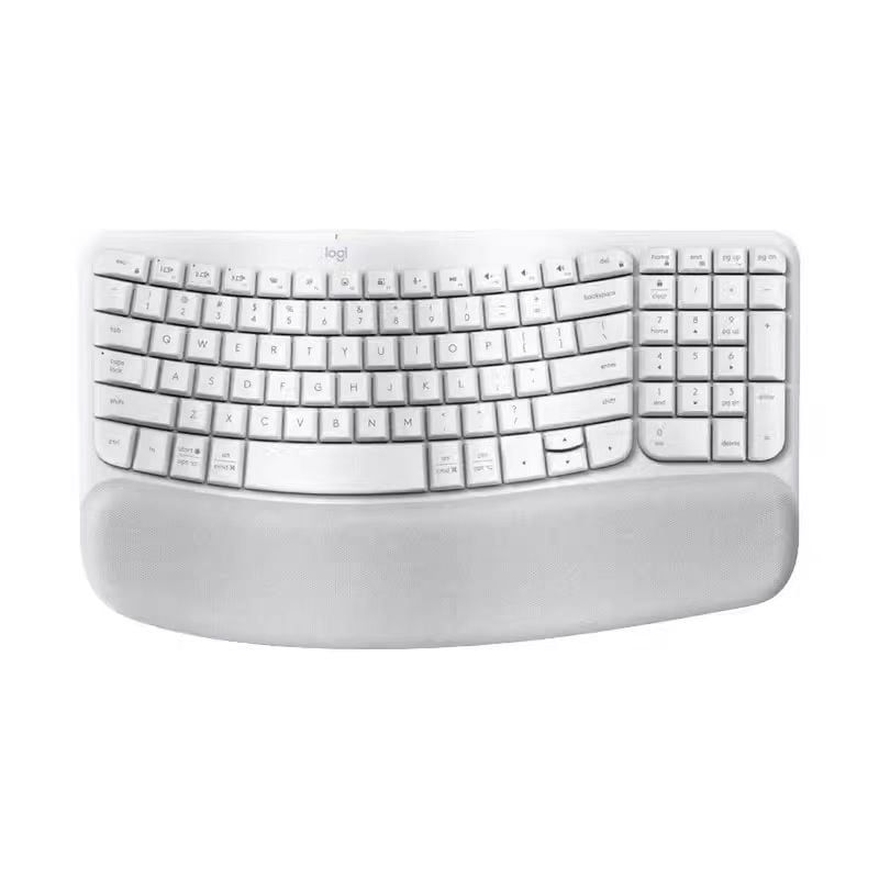 LOGITECH - Teclado Logitech Wave Keys - Blanco