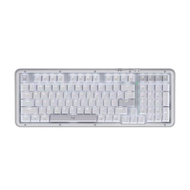 LOGITECH - Teclado Logitech K98M Español-Blanco