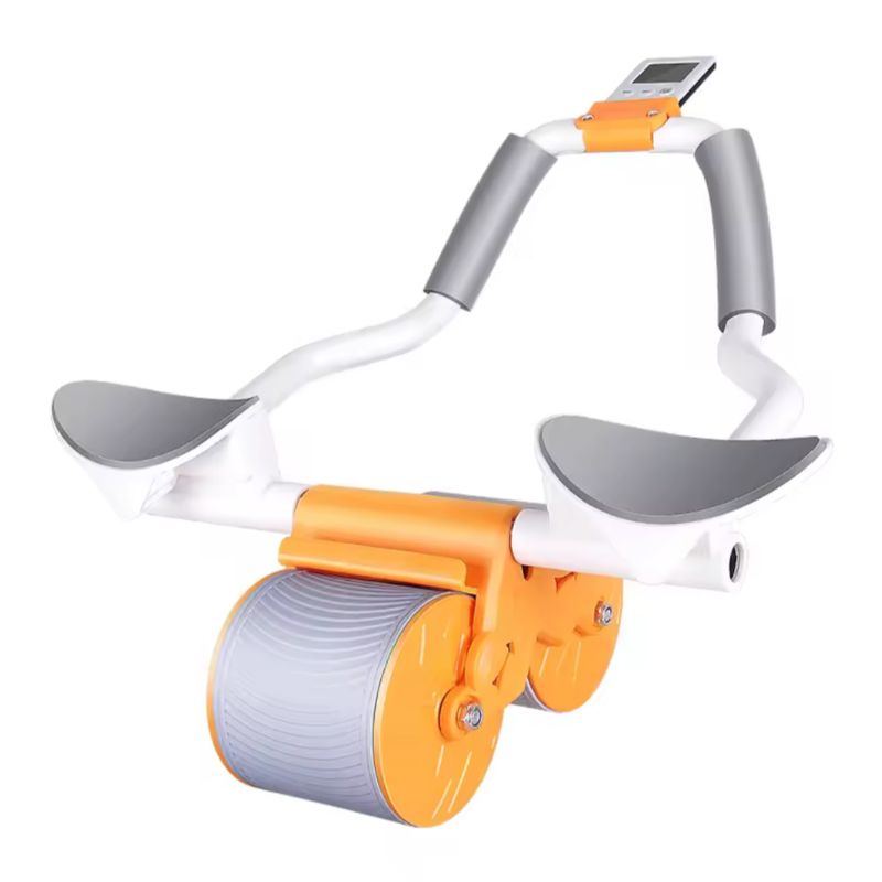 GENERICO - Rueda Abdominal  Doble Con Soporte De Codo Doble + Alfombra N