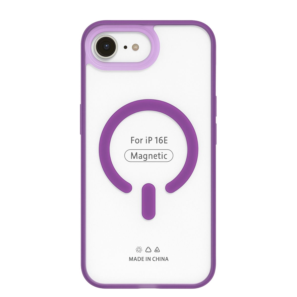 GENERICO - Carcasa MatteCompatible Con IPhone 16E Magsafe Lila