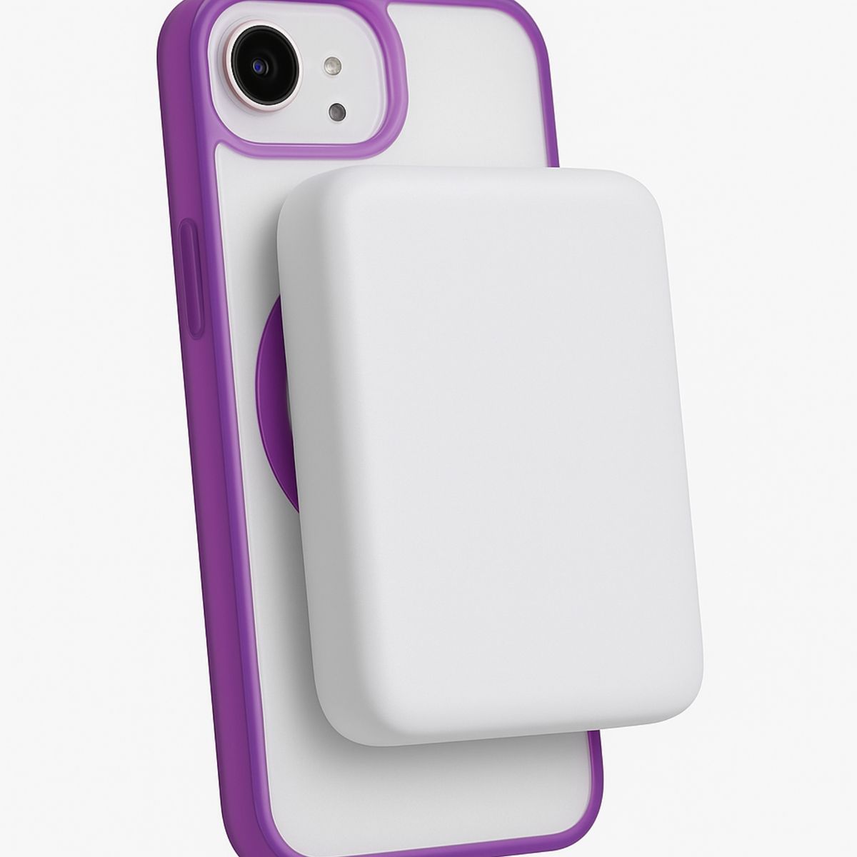 GENERICO - Carcasa MatteCompatible Con IPhone 16E Magsafe Lila