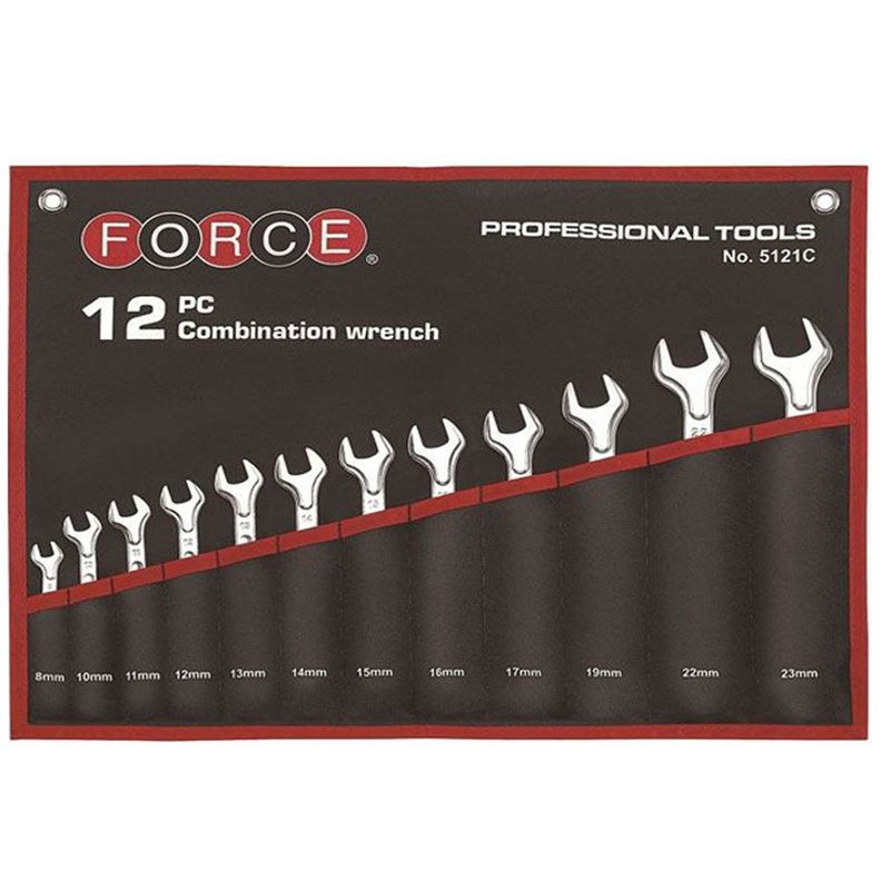 FORCE - Juego de  Llaves Punta Corona de 8 a 23 mm 5121